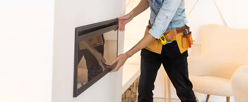 Metal Fireplace Installation in Ojus, Florida