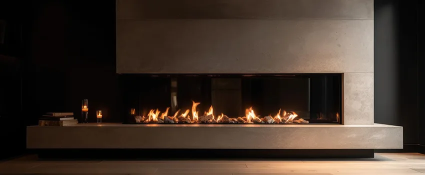 Gas Fireplace Ember Bed Design Services in Ojus, Florida