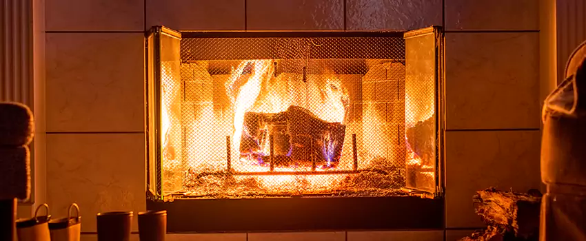 Mendota Hearth Landscape Fireplace Installation in Ojus, Florida