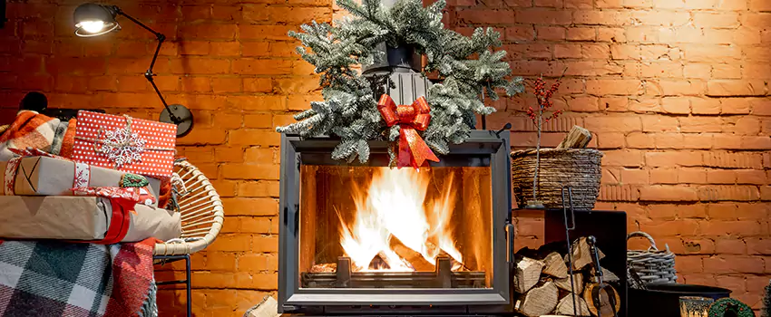 Travis Industries Linear Gas Fireplace Installation in Ojus, Florida