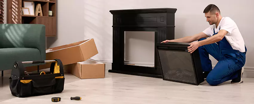 Old Rusted Metal Fireplace Repair And Replacement in Ojus, FL